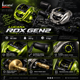 Lucana RDX GEN2 Baitcasting Reel detailed feature image
