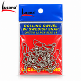 Lucana Rolling Swivel with Swedish Snap 12 pack main product image
