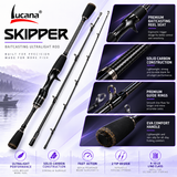 Lucana Skipper baitcasting ultralight rod features.