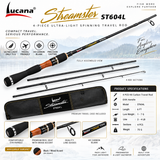 Lucana Streamster ST604L specifications and travel rod details