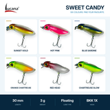 Lucana Sweet Candy six colour variants.