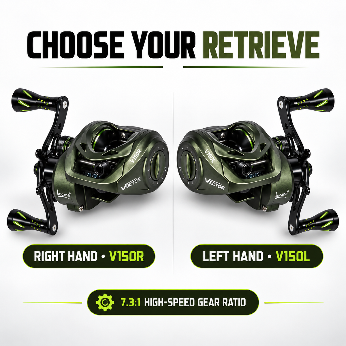Lucana Vector V150 right hand and left hand variants
