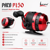 Lucana Paco P150 Beginner Spincast Reel