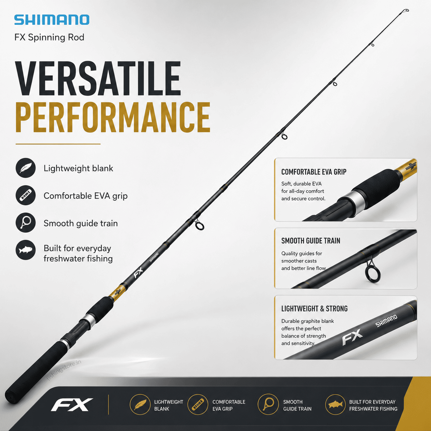 Shimano FX Spinning Rod - 9 Ft MH