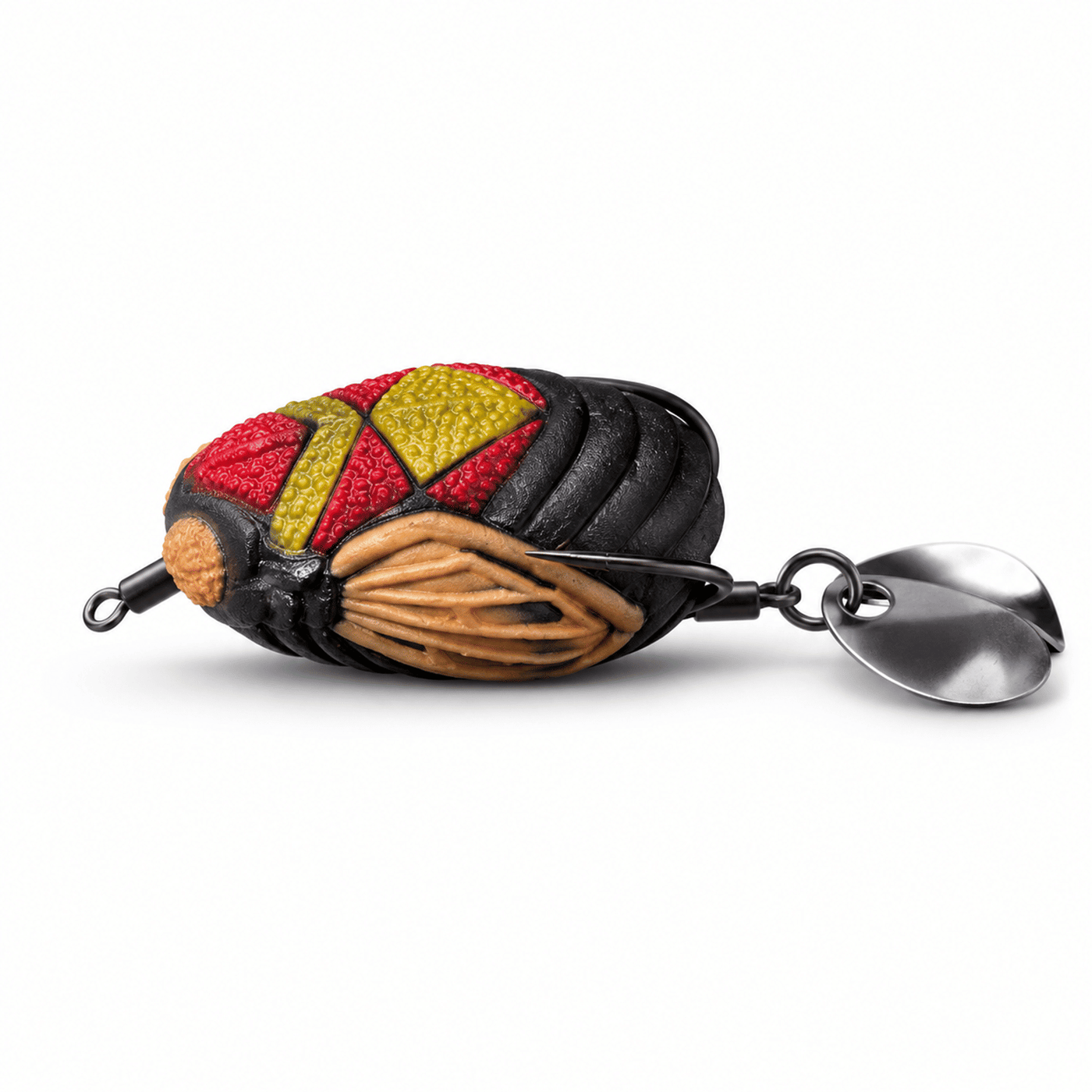 Pexxo Dora Frog Lure 3.5cm 6-7g - Black/Red/Yellow/Beige for Snakehead & Murrel
