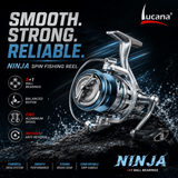 Lucana Ninja Spin Fishing Reel