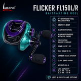 Lucana Flicker FL150 Low Profile Baitcasting Reel