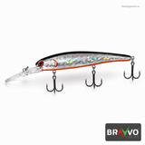 Bravvo End Game Hard Lure  16 cm Diving Minnow Jerkbait for Fishing, 19 g - Multi Shine