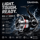 Daiwa RX LT Spinning Reel | LT-5000-C