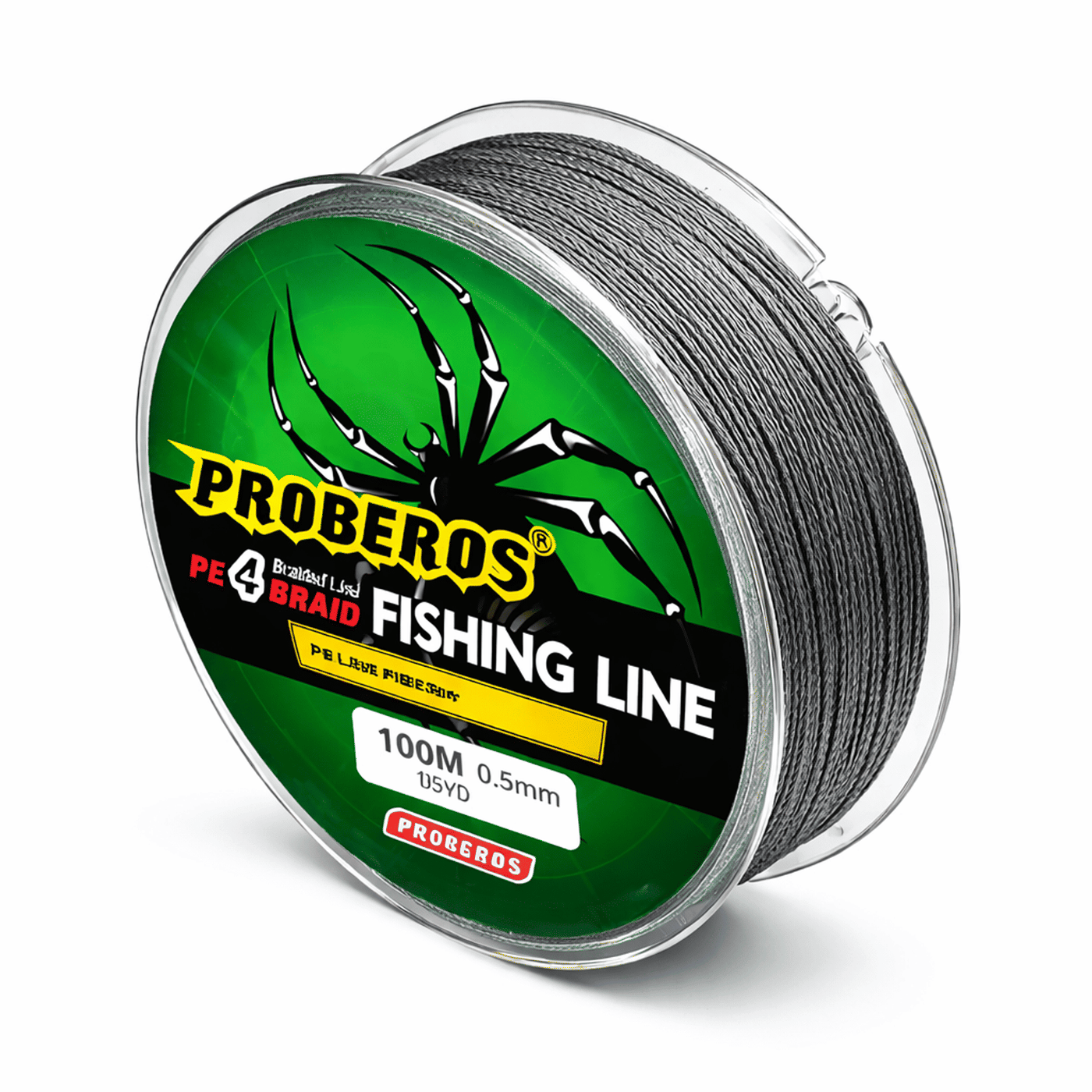 Proberos PE Braid Line 0.50mm 80LB 100m – PE Braid for Snakehead Bass