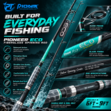 Pioneer Eco Fiberglass Spinning Rod detail image.