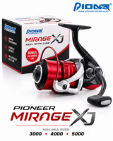 Pioneer Mirage XJ spinning reel main product image.