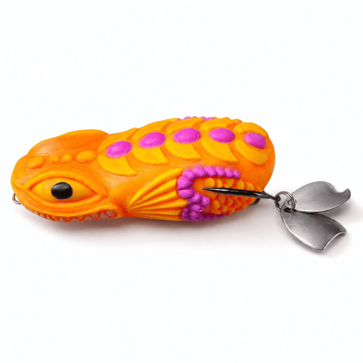 Pexxo Trap Frog Lure 6cm 10-11g - Orange/Pink for Snakehead & Murrel