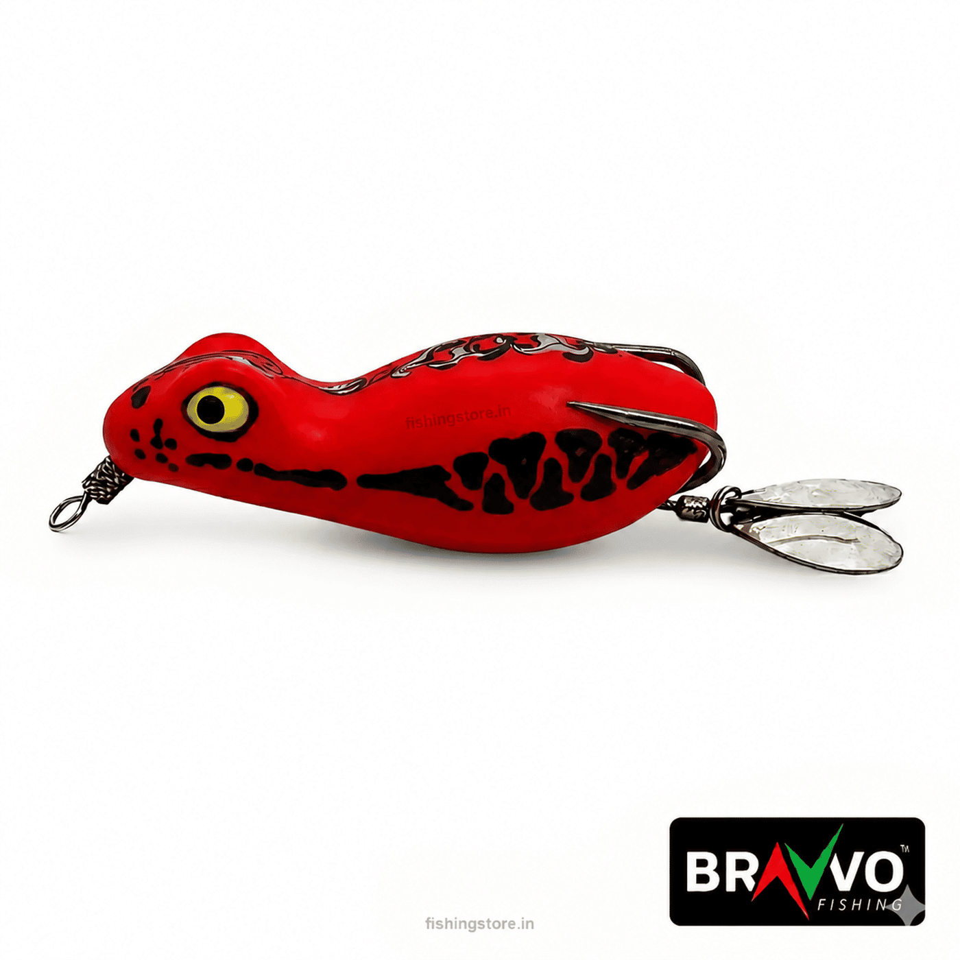 BRAVVO Gorilla 6.5cm 12-13g Handmade Soft Frog Lure for Snakehead - Red