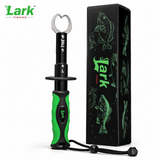 Lark Fishing Fish Lip Gripper with Wrist Lanyard – Black & Green