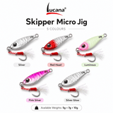 Lucana Skipper Micro Jig 10G - Silver Glow | Single Assist Hook