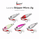 Lucana Skipper Micro Jig 10G - Silver Glow | Single Assist Hook