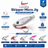 Lucana Skipper Micro Jig 10G - Silver Glow | Single Assist Hook
