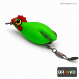 Bravvo Mr. Baby Hen Frog Lure 4.5cm 6-7g | Topwater Bait - Green