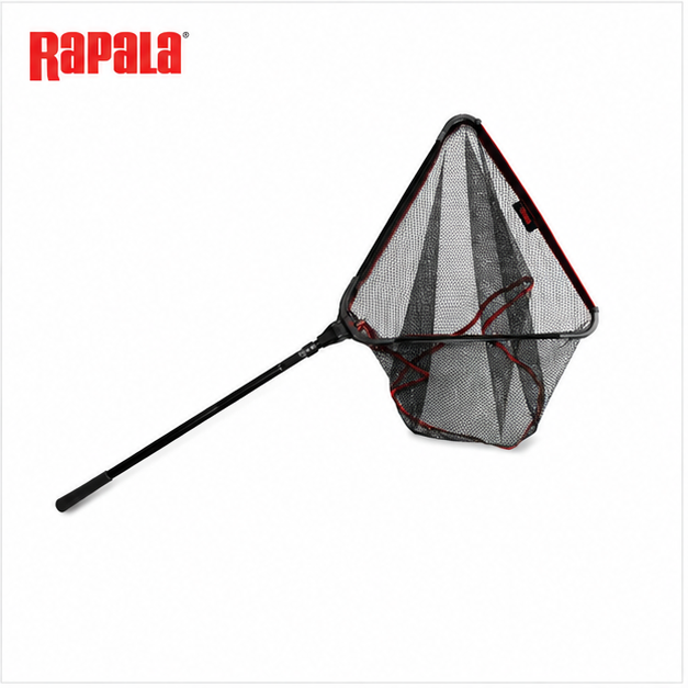 Rapala RNFN-L folding landing net on white background
