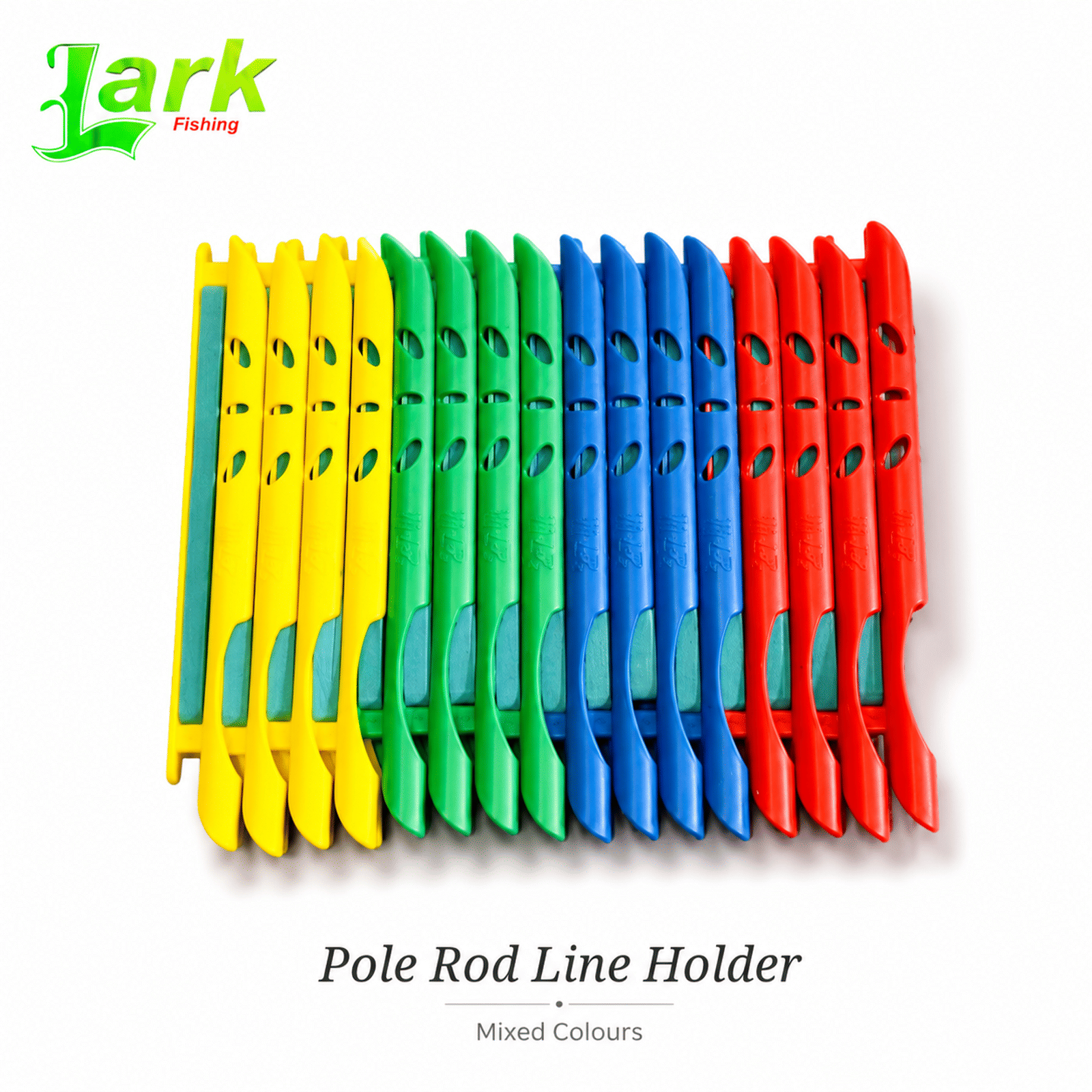 Lark Fishing Pole Rod Line Holder  – 5.4m Size, Mixed Colours