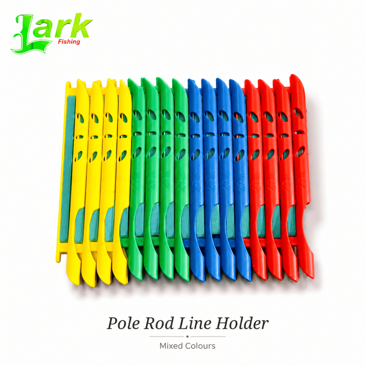 Lark Fishing Pole Rod Line Holder  – 5.4m Size, Mixed Colours
