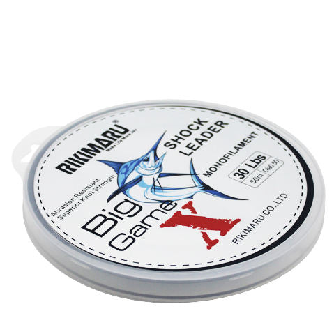 Rikimaru Big Game X Shock Leader Monofilament side angle