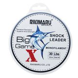 Rikimaru Big Game X Shock Leader Monofilament front view