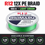 Rikimaru R12 available diameters