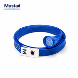 Mustad blue rod cover sleeve on white background