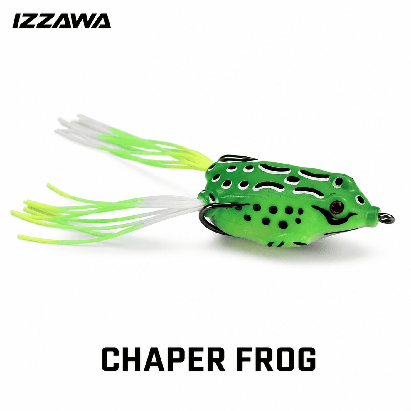 IZZAWA Chaper Frog Lure - Black Olive | Pack of 1