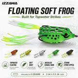 IZZAWA Chaper Frog Lure - Black Olive | Pack of 1