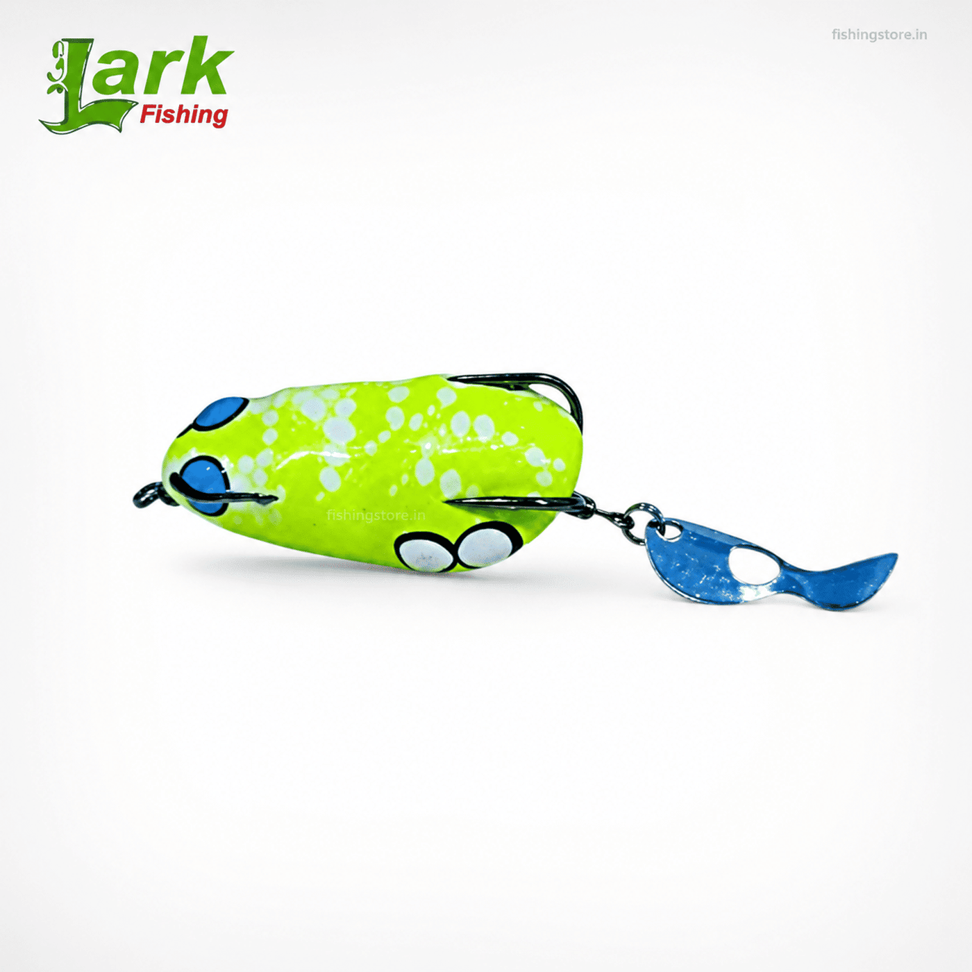 Lark Snail Frog Lure 4.2cm 6-7g  Weedless Topwater Frog Lure for Bass & Snakehead - Yellow