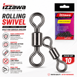 Izzawa Rolling Swivel - Pack of 10