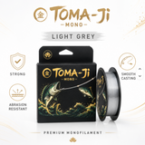 TOMA Ji Light Grey Monofilament Fishing Line features