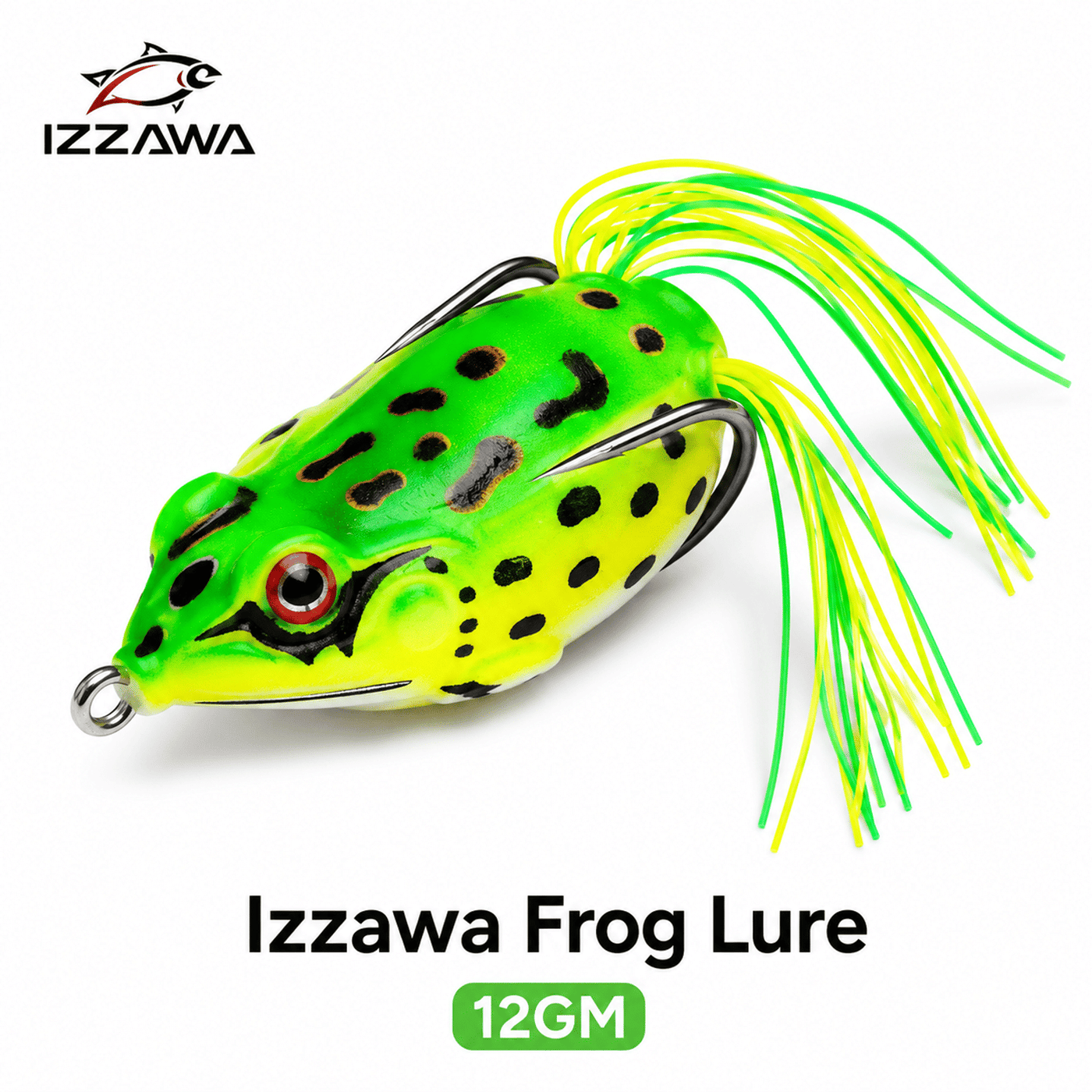 IZZAWA Frog Lure 12g Mixed Colours | Pack of 4 Mixed Colours