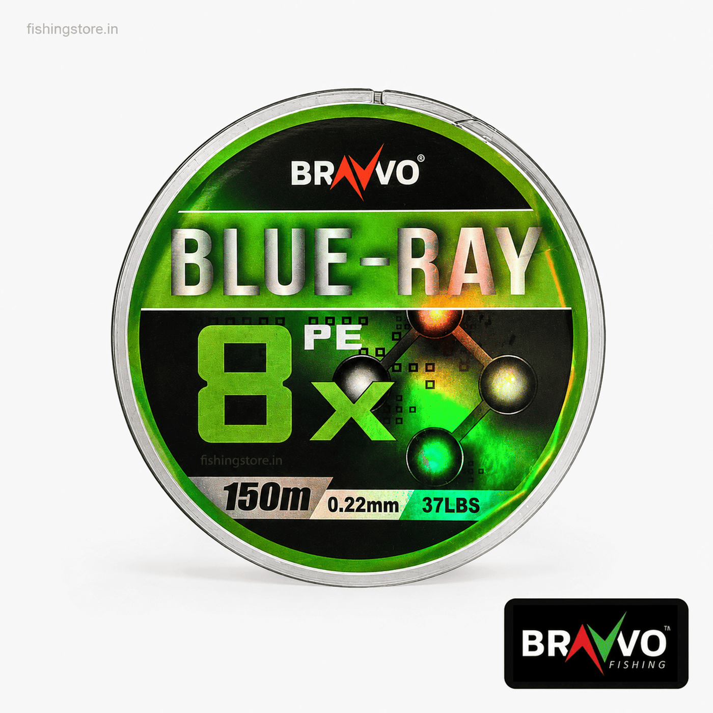 Bravvo Blue-Ray PE 8X Braided Fishing Line 150m