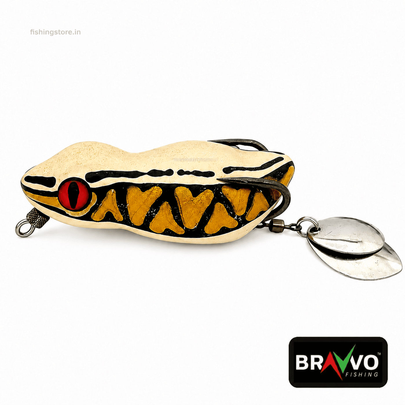 Bravvo Panda Handmade Soft Frog Lure 6cm 12–13g – Topwater Snakehead Fishing Bait