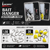 Lucana Bait Hanger Ultralight Jig Head - Pack of 10