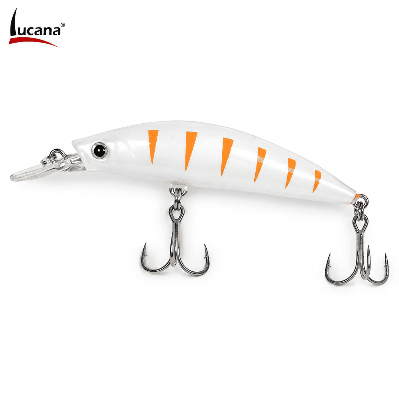 Lucana Sink Park 70mm 16g Sinking Hard Lure - Orange Tiger
