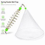 IZZAWA Bait Feeder Net Trap Pack of 2 | Spring Cage Fish Catcher for all Fish types