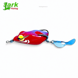 Lark poppy Frog Lure 4cm 6g  Weedless Topwater Frog Bait for Bass & Snakehead