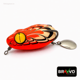 Bravvo Angsa Rubber Frog Lure 4cm 8g | Floating Topwater Bait - Orange