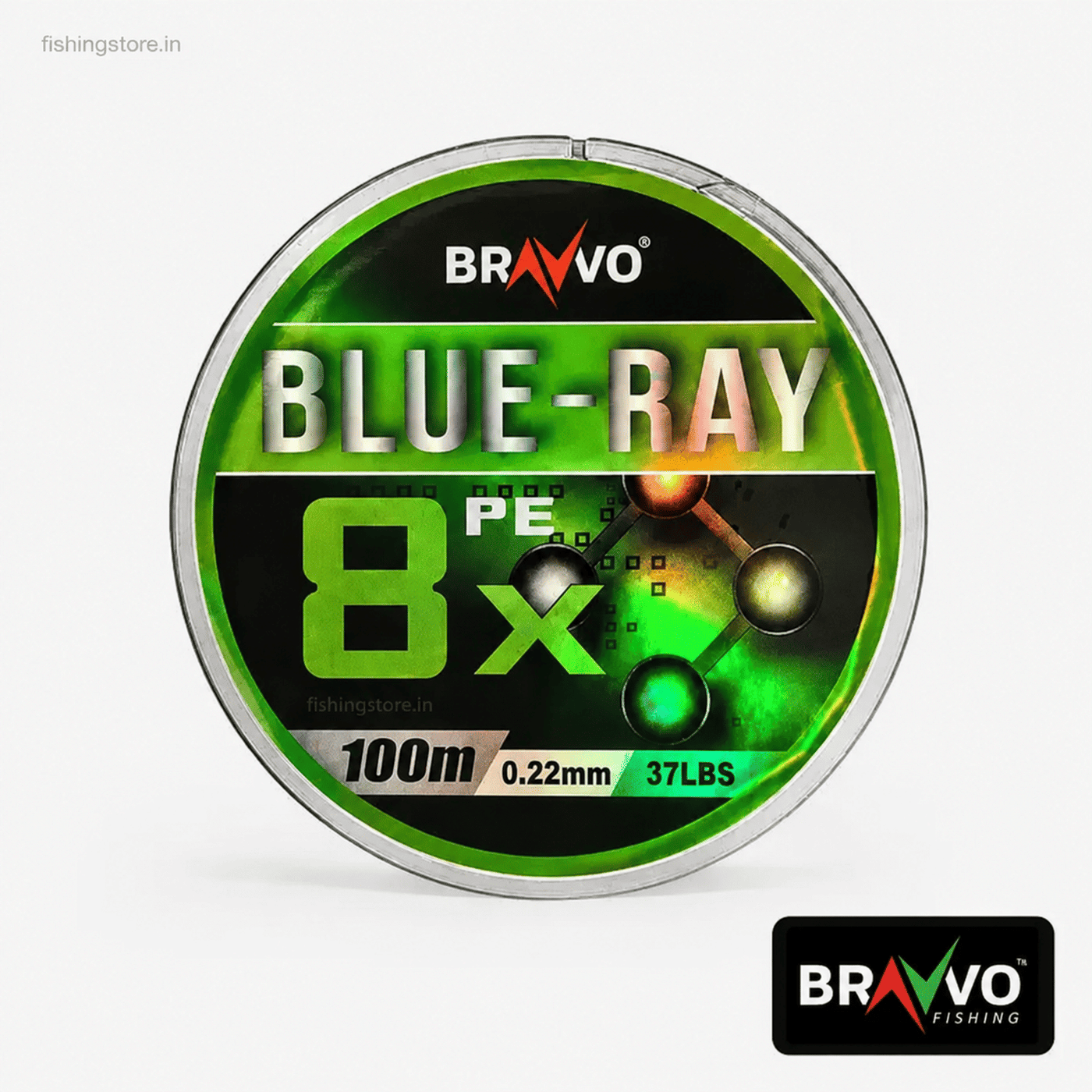 Bravvo Blue-Ray PE 8X Braided Fishing Line  100m -500m