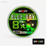 Bravvo Blue-Ray PE 8X Braided Fishing Line  100m -500m