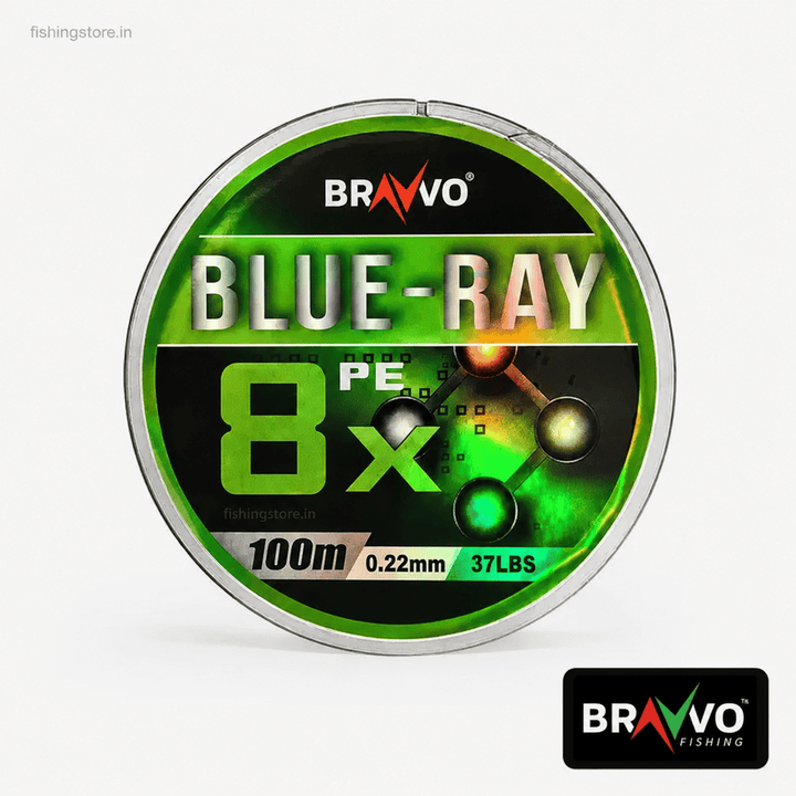 Bravvo Blue-Ray PE 8X Braided Fishing Line  100m -500m