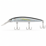 Lucana Sparrow 132mm 21.8g Suspending Minnow Lure - Silver Film