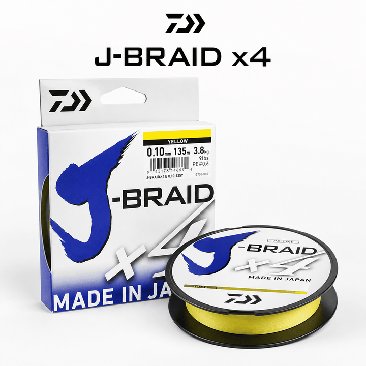 Daiwa J-Braid X4 Braided Line 100m - Multi Color