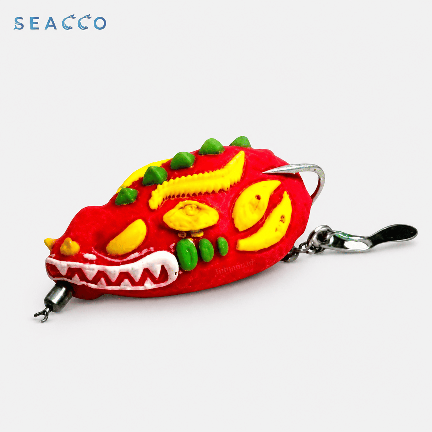 Seacco Huskar Frog Lure 4.5cm 6g for Snakehead - Red