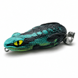 IZZAWA Godzilla Handmade Frog Lure 8cm 15g - Aqua Black | Pack of 1